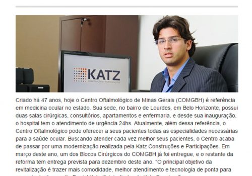 CLIPPING -- KATZ CONSTRUÇÕES EM BH E NOVA LIMA