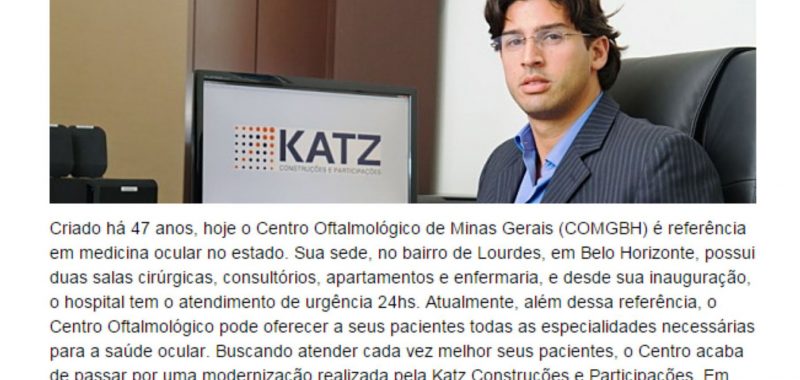 CLIPPING -- KATZ CONSTRUÇÕES EM BH E NOVA LIMA