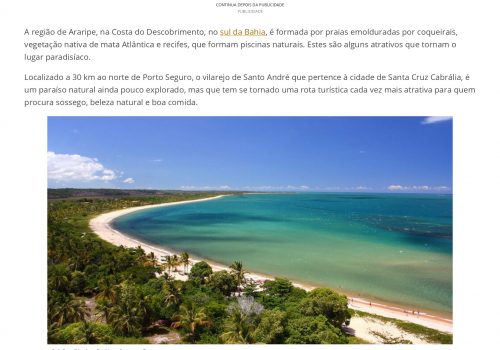 Araripe, um paraíso escondido no sul da Bahia